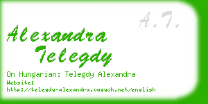 alexandra telegdy business card